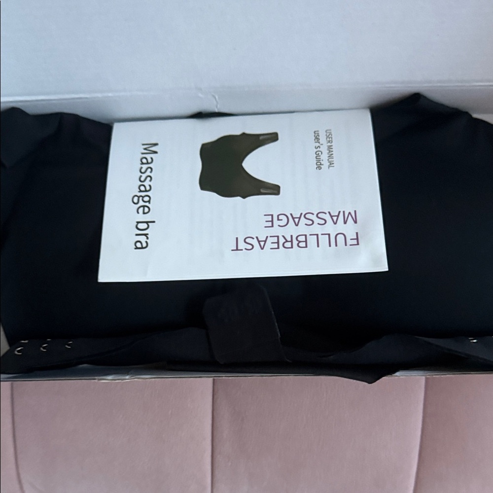 Black Fullubraset Massage Bra